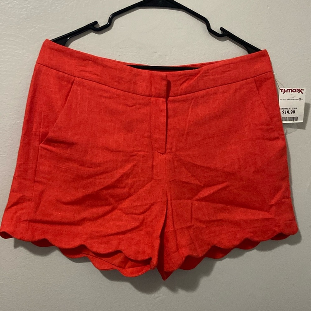 New never worn, women’s red TJ Maxx shorts, size 10